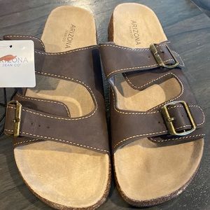 Arizona jeans co leather strap sandals nwt